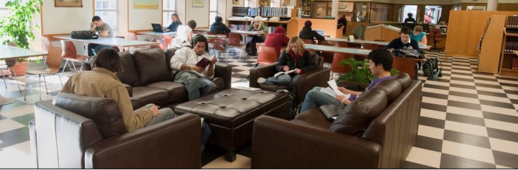 Library reading room